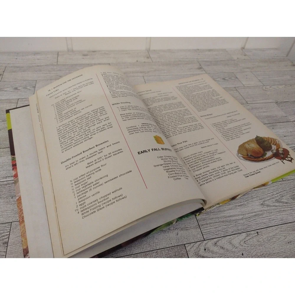 Family Circle Buffet Entertaining Cookbook 1978 Hardcover 96 Pgs Rockville House